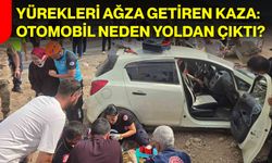 Yürekleri ağza getiren kaza: Otomobil neden yoldan çıktı?