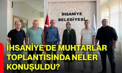 İhsaniye’de muhtarlar toplantısında neler konuşuldu?