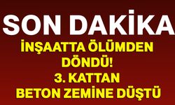 İnşaatta Ölümden Döndü! 3. Kattan Beton Zemine Düştü