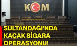 Sultandağı’nda kaçak sigara operasyonu!