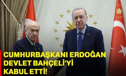 Cumhurbaşkanı Erdoğan, Devlet Bahçeli'yi kabul etti