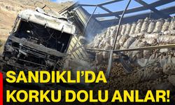 Sandıklı’da korku dolu anlar!