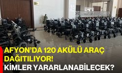 Afyon’da 120 akülü araç dağıtılıyor! Kimler yararlanabilecek?
