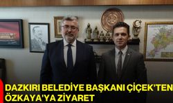 Dazkırı Belediye Başkanı Çiçek'ten Özkaya'ya ziyaret