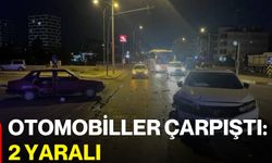 Otomobiller çarpıştı: 2 yaralı