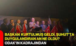 Başkan Kurtulmuş geldi, Şuhut’ta Duygulandıran an ne oldu? ODAK’ın kadrajından