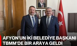 Afyon'un iki belediye başkanı TBMM'de bir araya geldi