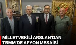 Milletvekili Arslan'dan TBMM'de Afyon mesaisi