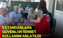 Vatandaşlara güvenli internet kullanımı anlatıldı