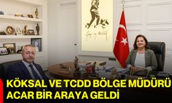 Köksal ve TCDD Bölge Müdürü Acar bir araya geldi