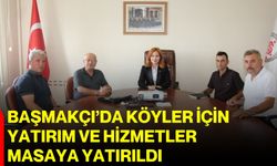 Başmakçı’da köyler için yatırım ve hizmetler masaya yatırıldı