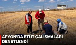 Afyon’da etüt çalışmaları denetlendi