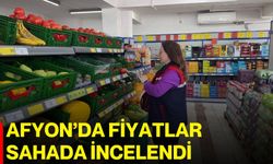 Afyon’da fiyatlar sahada incelendi