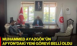 Muhammed Ayazgök’ün Afyon’daki yeni görevi belli oldu