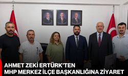 Ahmet Zeki Ertürk’ten MHP Merkez İlçe Başkanlığına ziyaret