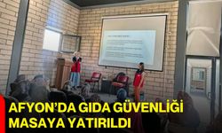 Afyon’da gıda güvenliği masaya yatırıldı