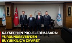 Kayseri’nin projeleri masada: Yurdunuseven’den Büyükkılıç’a ziyaret