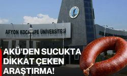 AKÜ'den sucukta dikkat çeken araştırma!