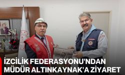 İzcilik Federasyonu'ndan Müdür Altınkaynak'a ziyaret