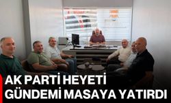AK Parti Heyeti gündemi masaya yatırdı