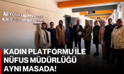 Kadın Platformu ile Nüfus Müdürlüğü aynı masada!