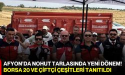 Afyon’da nohut tarlasında yeni dönem!  BORSA 20 ve çiftçi çeşitleri tanıtıldı