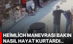 Heimlich manevrası bakın nasıl hayat kurtardı…