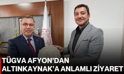 TÜGVA Afyon’dan Altınkaynak’a anlamlı ziyaret
