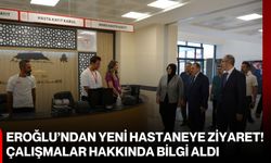 Eroğlu’ndan yeni hastaneye ziyaret! Çalışmalar hakkında bilgi aldı