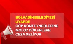 Bolvadin Belediyesi uyardı! Çöp konteynerlerine moloz dökenlere ceza geliyor