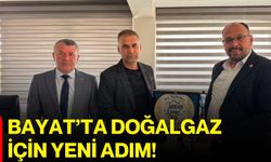 Bayat’ta doğalgaz için yeni adım!