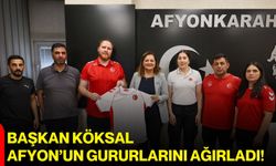 Başkan Köksal, Afyon’un gururlarını ağırladı!