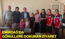 Emirdağ'da gönüllere dokunan ziyaret