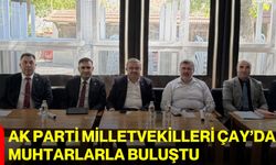 AK Parti Milletvekilleri Çay’da muhtarlarla buluştu