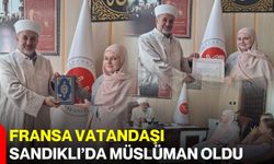 Fransa Vatandaşı Sandıklı’da Müslüman oldu