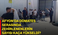 Afyon’da domates serasında zehirlenenlerin sayısı kaça yükseldi?