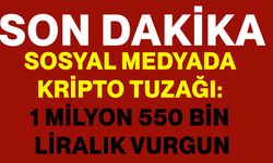 Sosyal Medyada Kripto Tuzağı: 1 Milyon 550 Bin Liralık Vurgun