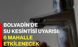 Bolvadin’de su kesintisi uyarısı: 6 mahalle etkilenecek
