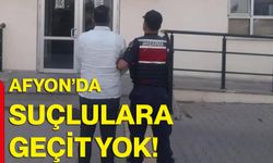 Afyon’da suçlulara geçit yok!