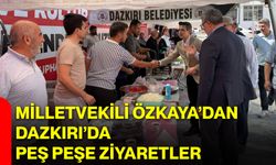 Milletvekili Özkaya’dan Dazkırı’da peş peşe ziyaretler