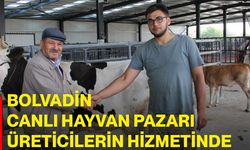 Bolvadin canlı hayvan pazarı üreticilerin hizmetinde