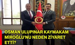 Osman Ulupınar Kaymakam Miroğlu’nu neden ziyaret etti?