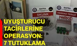 Uyuşturucu tacirlerine operasyon: 7 tutuklama