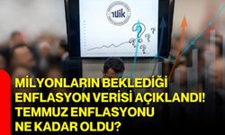 Milyonların Beklediği Enflasyon Verisi Açıklandı! Temmuz Enflasyonu Ne Kadar Oldu?
