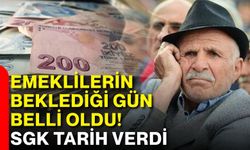 Emeklilerin beklediği gün belli oldu! SGK tarih verdi