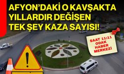 Afyon’daki o kavşakta yıllardır değişen tek şey kaza sayısı!