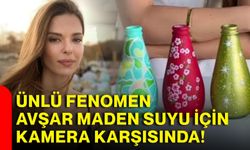 Ünlü Fenomen Avşar Maden Suyu İçin Kamera Karşısında!