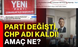 Parti değişti, CHP adı kaldı! Amaç ne?