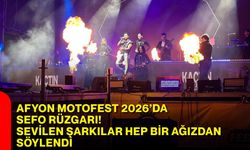 Afyon Motofest 2026’da Sefo rüzgarı! Sevilen şarkılar hep bir ağızdan söylendi