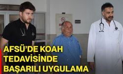 AFSÜ’de KOAH tedavisinde başarılı uygulama